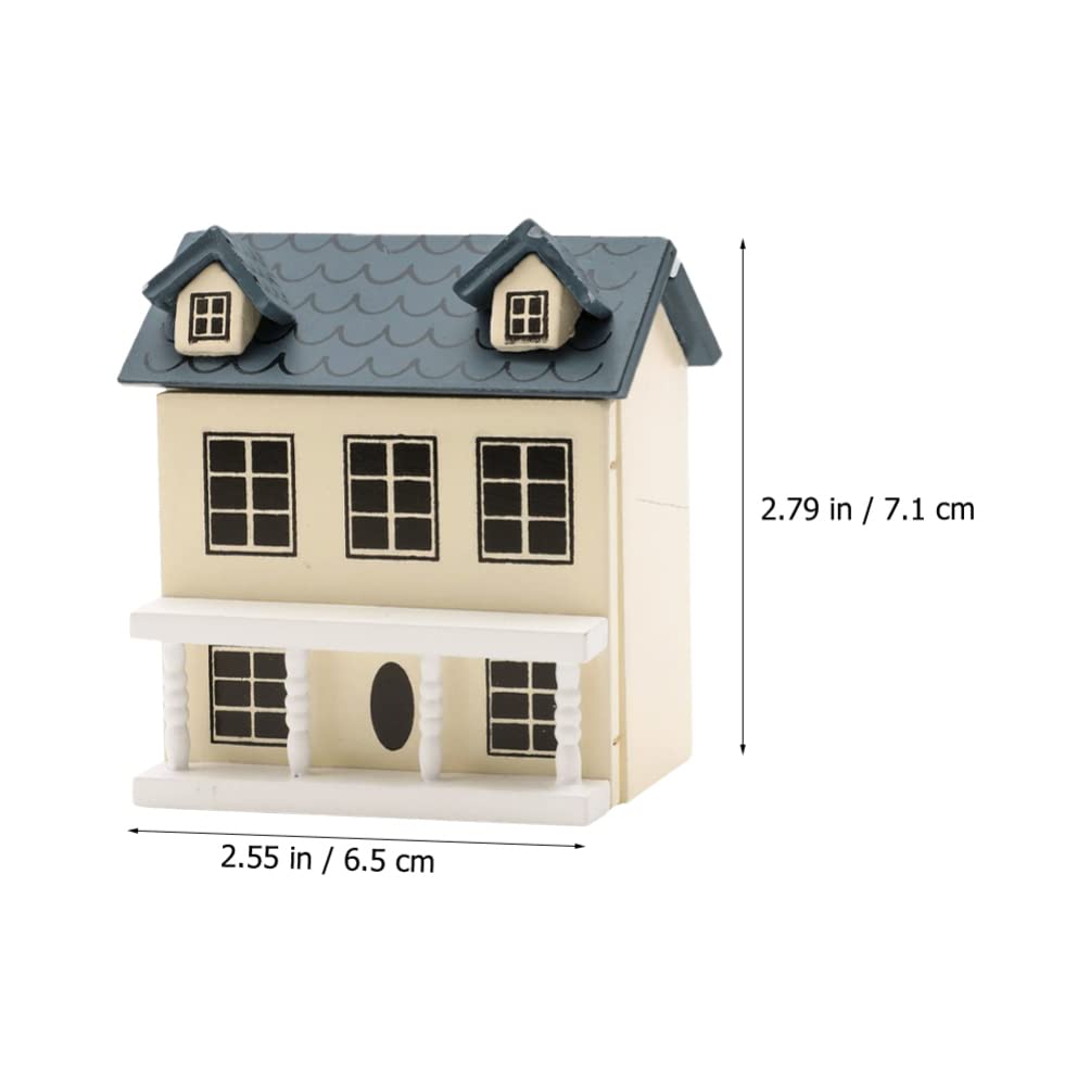 Amazon.co.jp: Alipis ドールハウス ミニチュア 木製モデル 建物